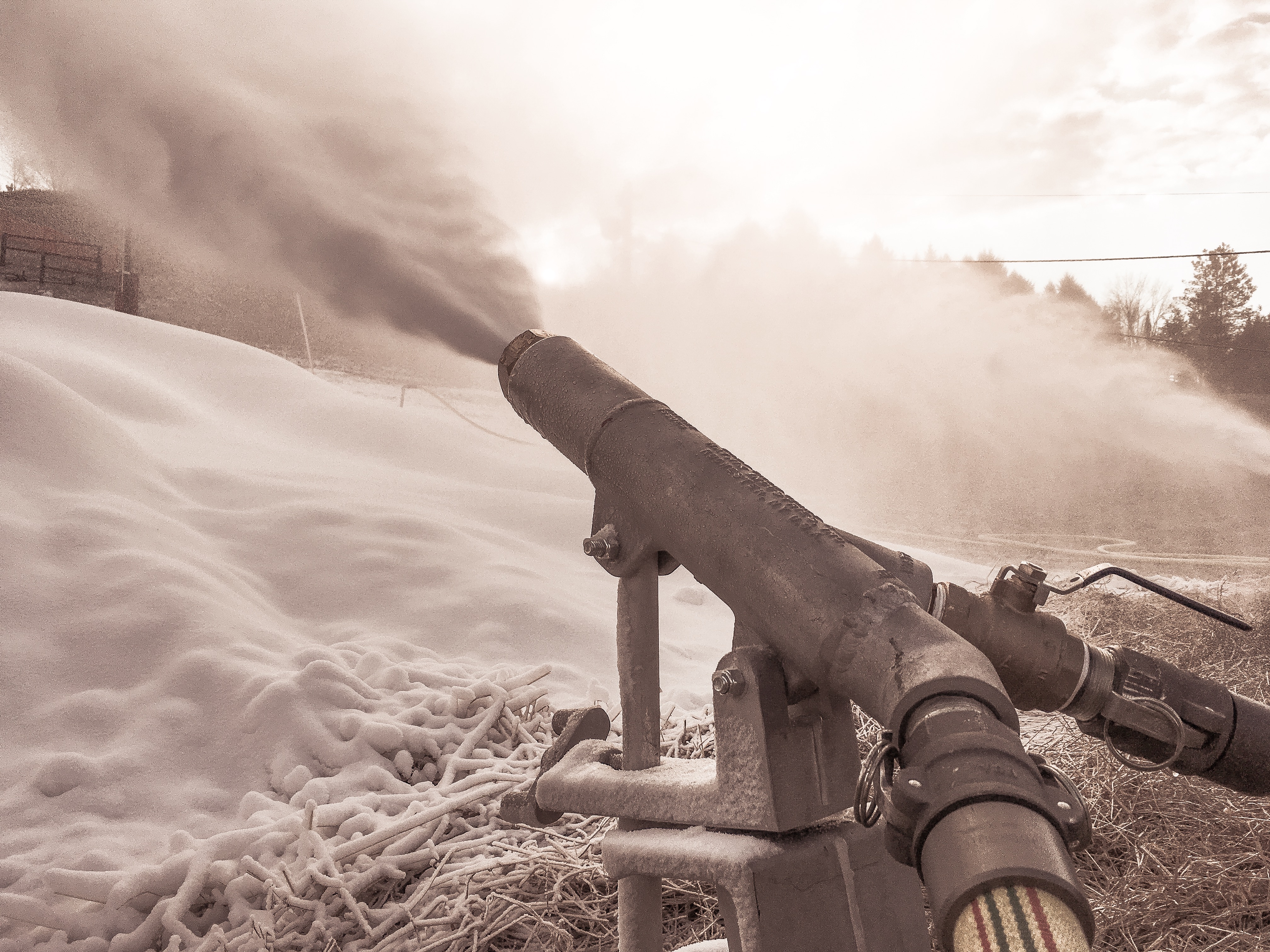 Snowmaking  Polar Peak Ski Bowl